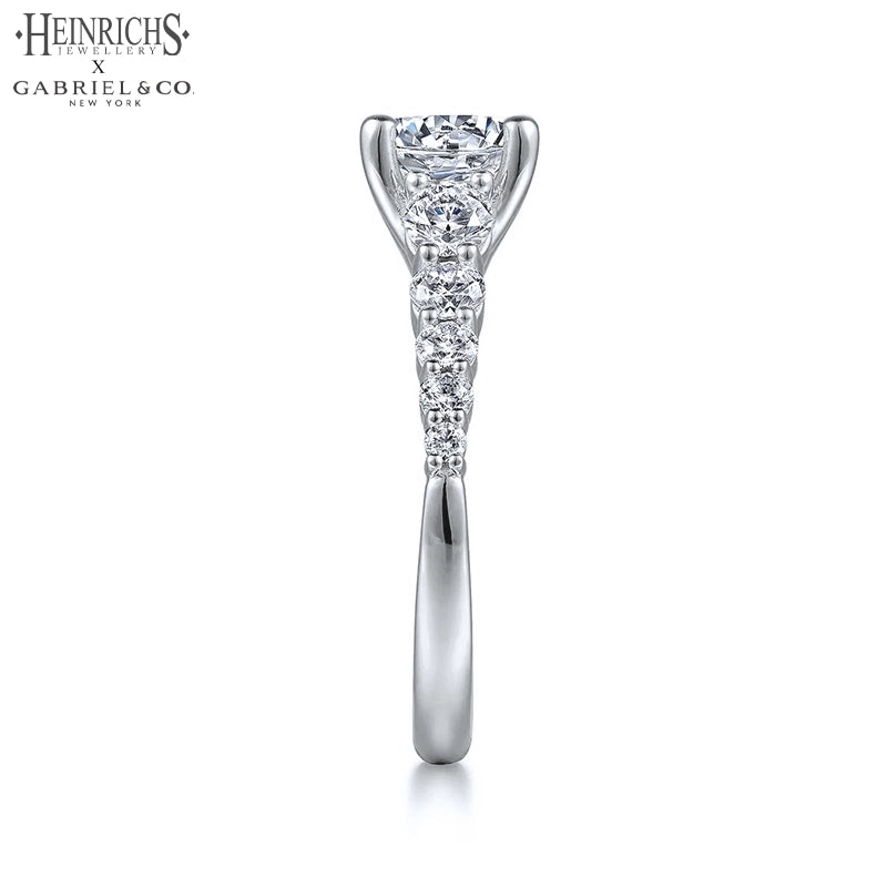 1.25ctr-2.50ctr Round Cut Lab Grown Diamond Ring Tailor Made