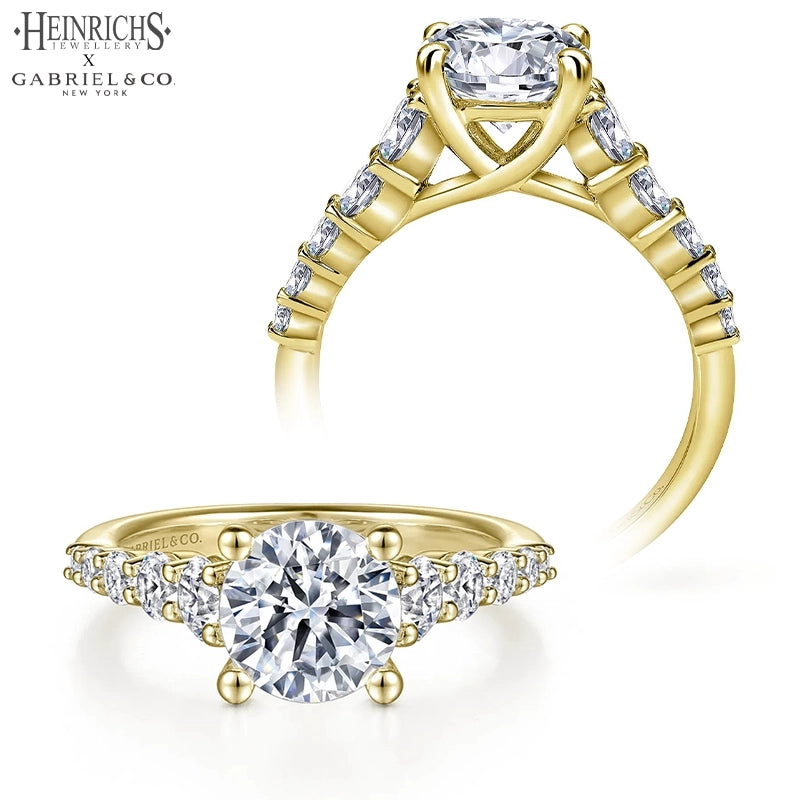 1.25ctr-2.50ctr Round Cut Lab Grown Diamond Ring Tailor Made