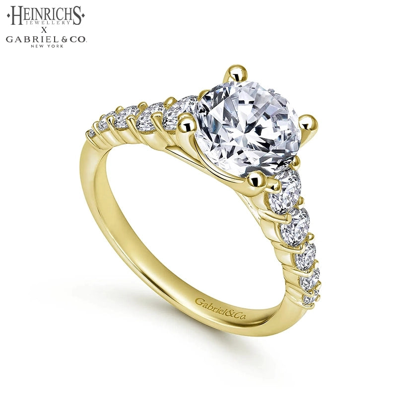 1.25ctr-2.50ctr Round Cut Lab Grown Diamond Ring Tailor Made
