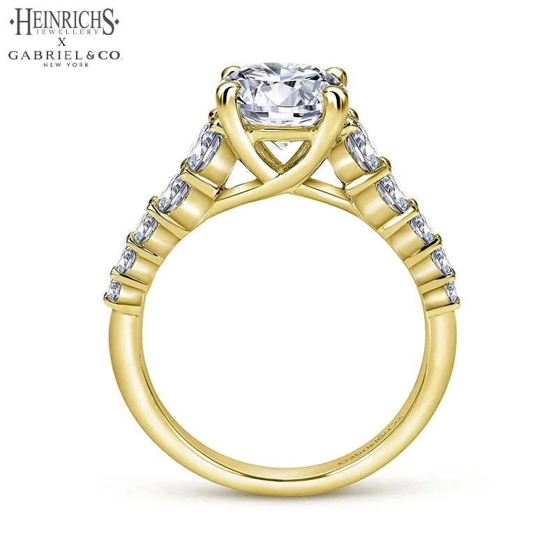 1.25ctr-2.50ctr Round Cut Lab Grown Diamond Ring Tailor Made
