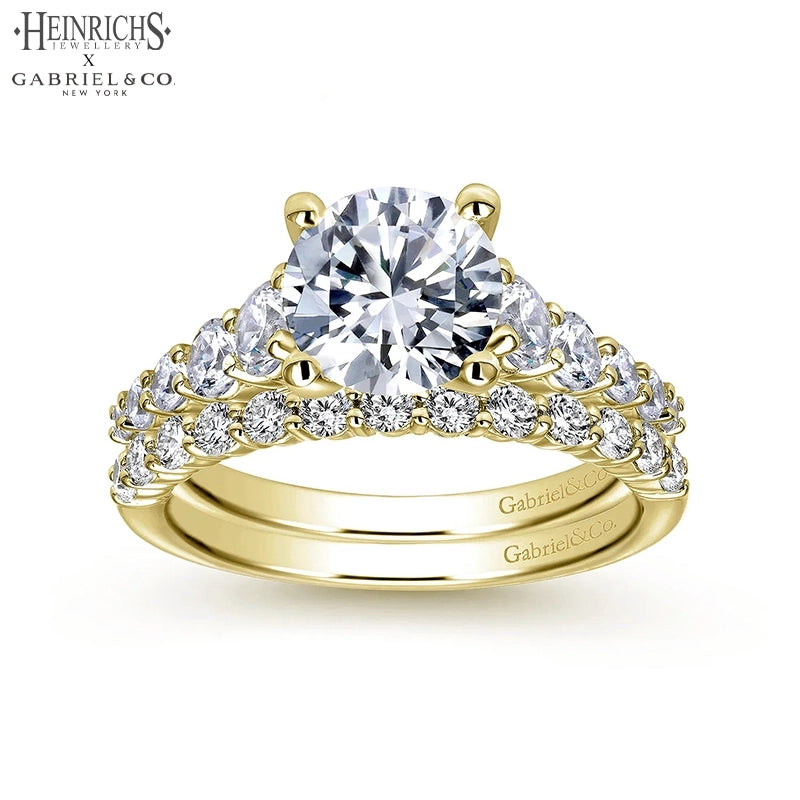 1.25ctr-2.50ctr Round Cut Lab Grown Diamond Ring Tailor Made