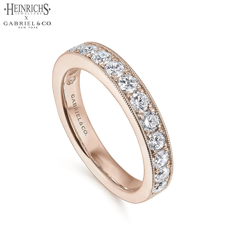 1.00ctw Lab Grown Diamond Pavé Ring 3.6mm