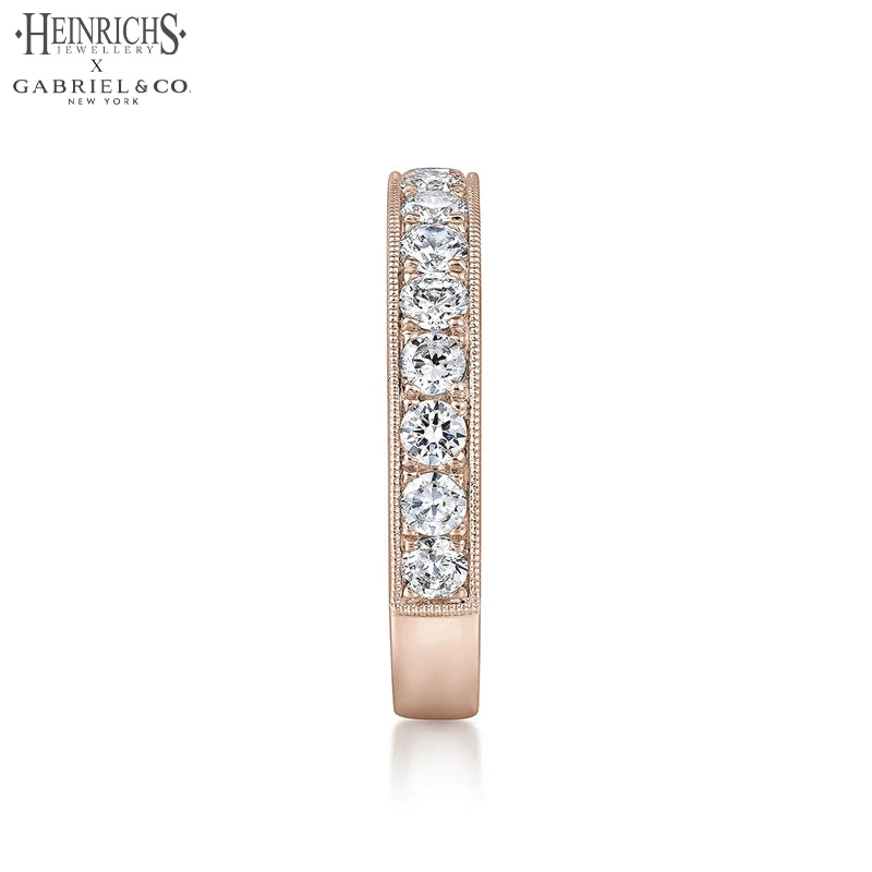 1.00ctw Lab Grown Diamond Pavé Ring 3.6mm