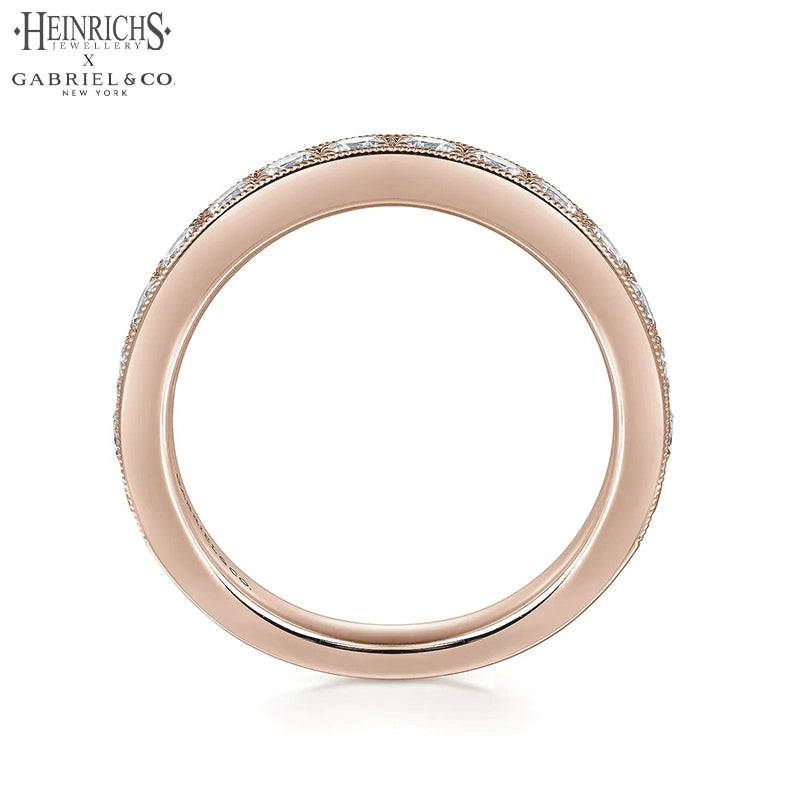1.00ctw Lab Grown Diamond Pavé Ring 3.6mm