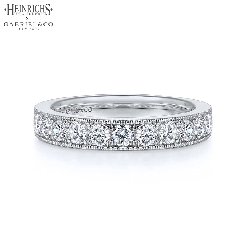 1.00ctw Lab Grown Diamond Pavé Ring 3.6mm