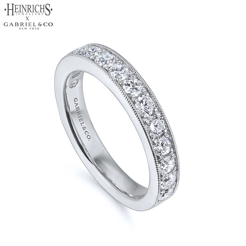 1.00ctw Lab Grown Diamond Pavé Ring 3.6mm