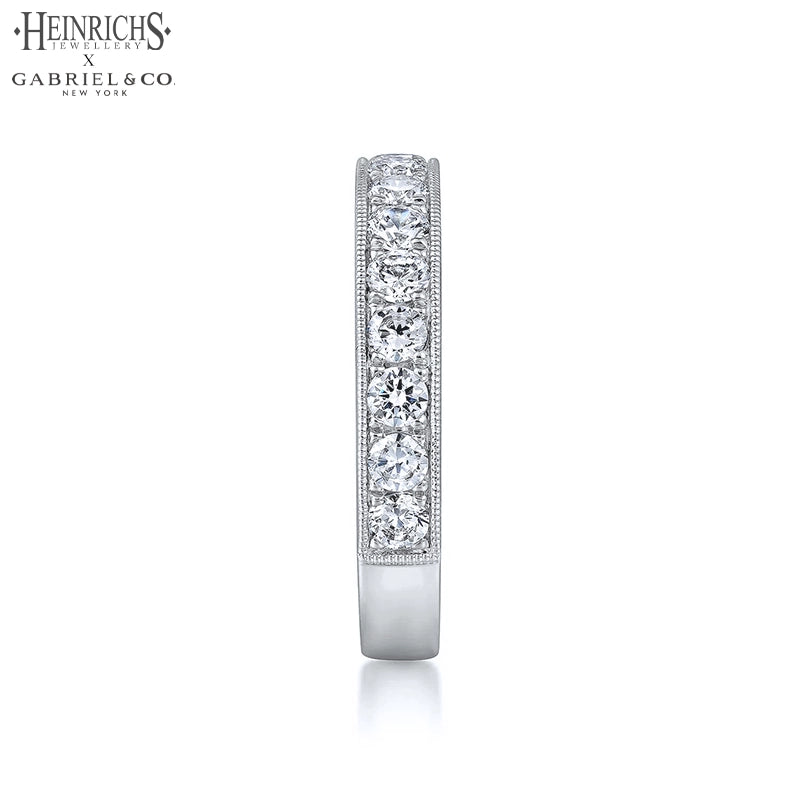 1.00ctw Lab Grown Diamond Pavé Ring 3.6mm