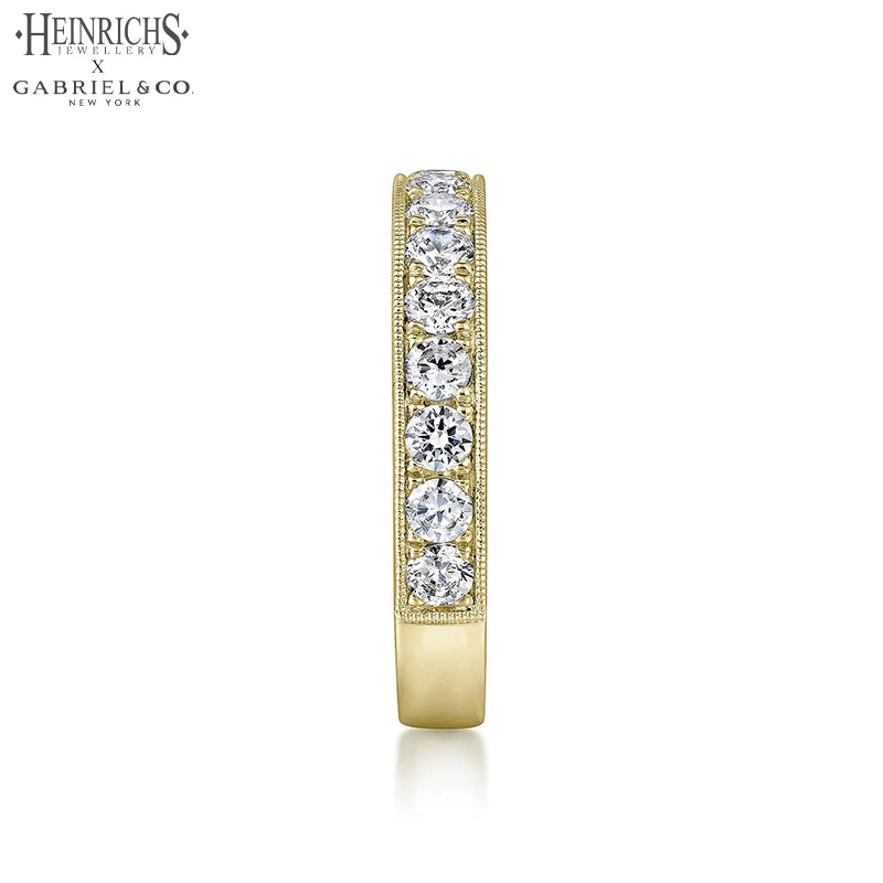 1.00ctw Lab Grown Diamond Pavé Ring 3.6mm