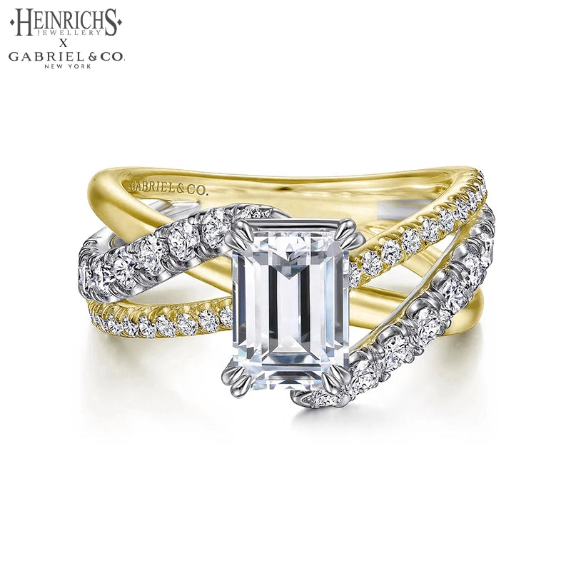 1.50ctr-3.00ctr Emerald Cut Lab Grown Diamond Ring