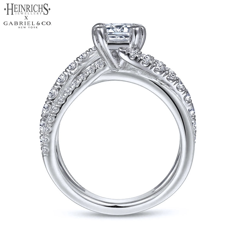 1.50ctr-3.00ctr Emerald Cut Lab Grown Diamond Ring