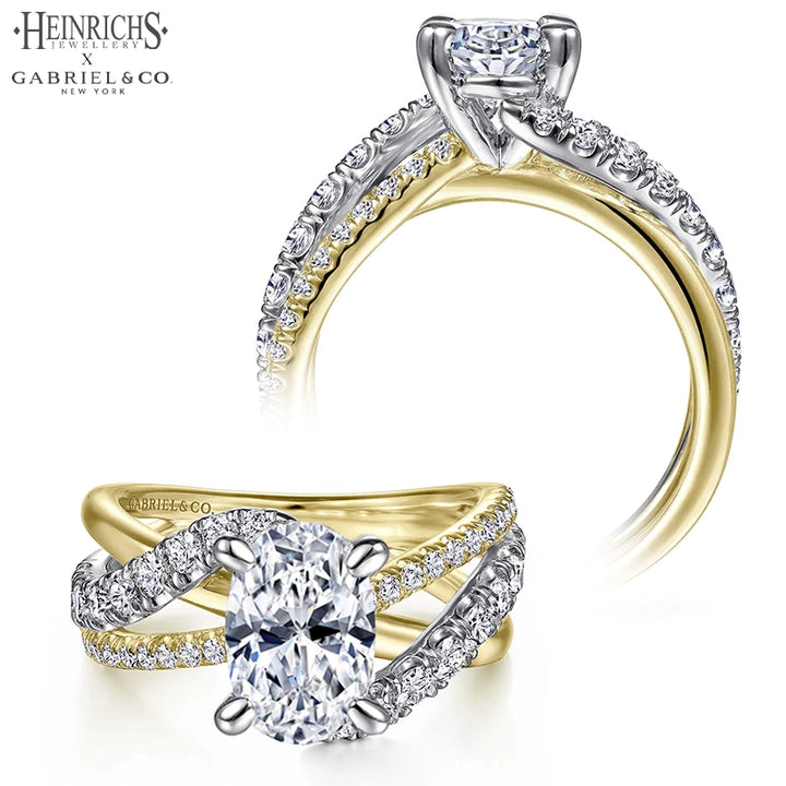 3.26ctw Oval Cut Lab Grown Diamond Ring