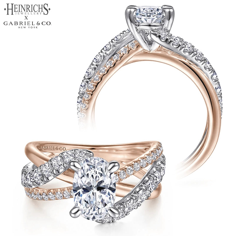 1.50ctr-3.00ctr Oval Cut Lab Grown Diamond Ring