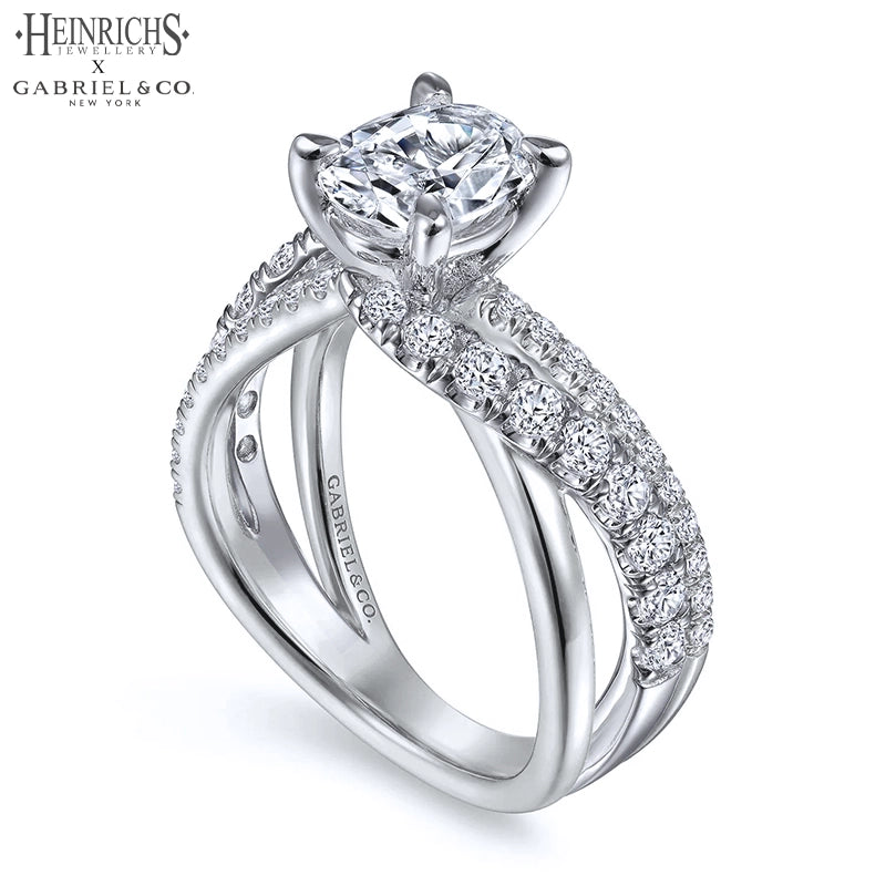 1.50ctr-3.00ctr Oval Cut Lab Grown Diamond Ring Tailor Made