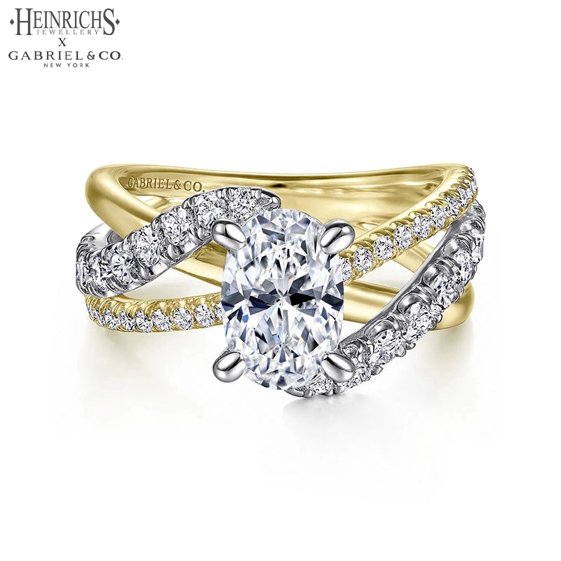1.50ctr-3.00ctr Oval Cut Lab Grown Diamond Ring