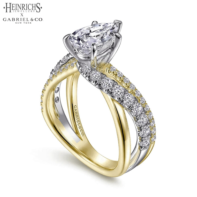1.50ctr-3.00ctr Pear Cut Lab Grown Diamond Ring Tailor Made