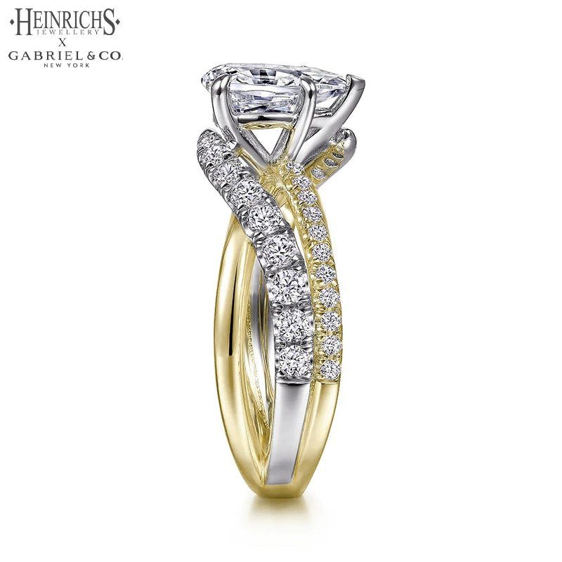 1.50ctr-3.00ctr Pear Cut Lab Grown Diamond Ring Tailor Made