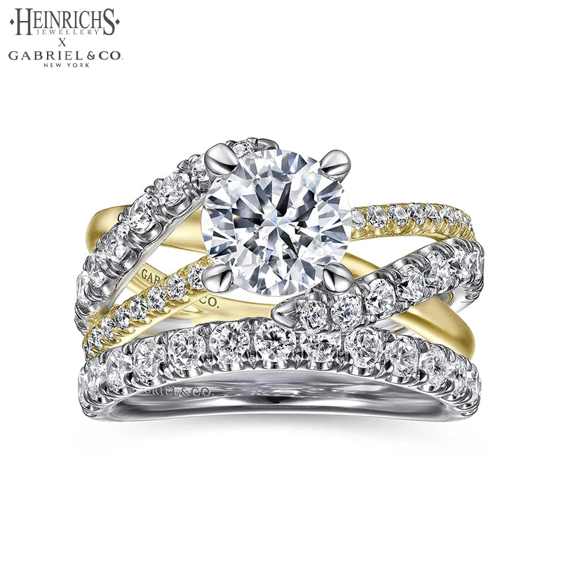 1.50ctr-3.00ctr Round Cut Lab Grown Diamond Ring