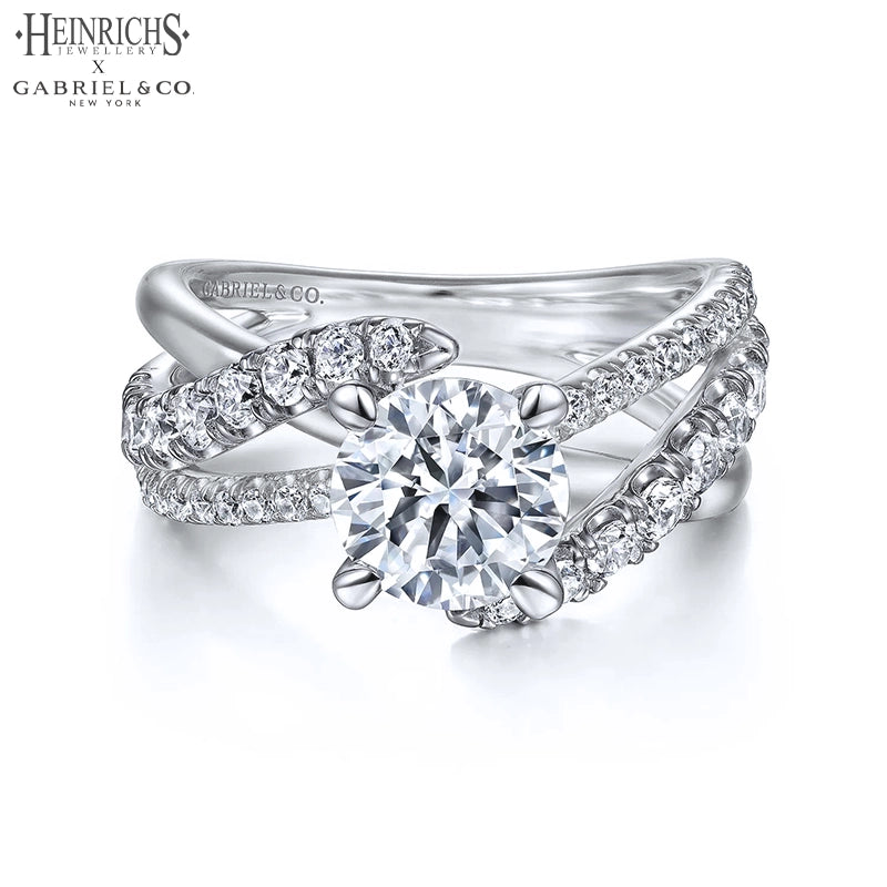 1.50ctr-3.00ctr Round Cut Lab Grown Diamond Ring