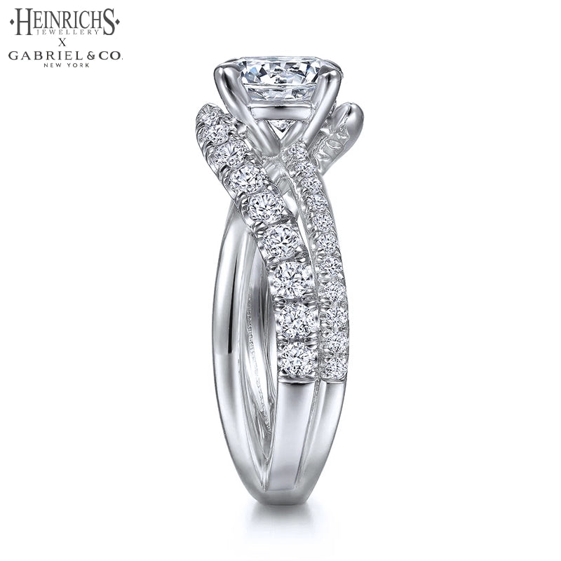 1.50ctr-3.00ctr Round Cut Lab Grown Diamond Ring