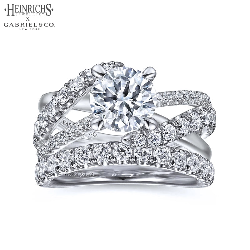 1.50ctr-3.00ctr Round Cut Lab Grown Diamond Ring