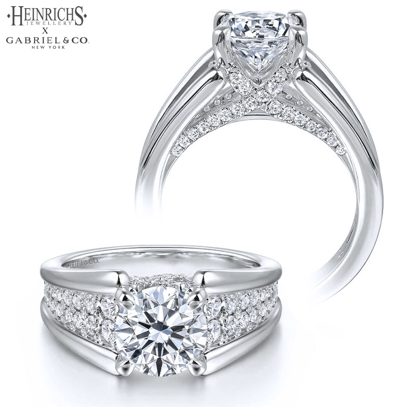 1.50ctr-3.00ctr Round Cut Lab Grown Diamond Ring Tailor Made