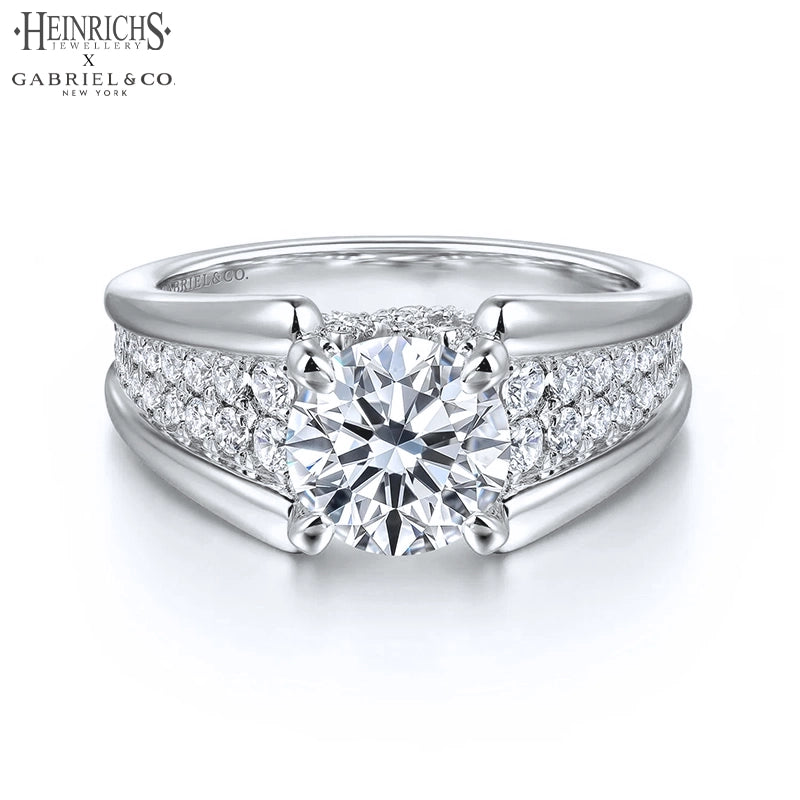 1.50ctr-3.00ctr Round Cut Lab Grown Diamond Ring