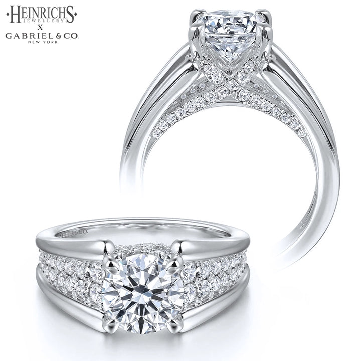 1.50ctr-3.00ctr Round Cut Lab Grown Diamond Ring Tailor Made