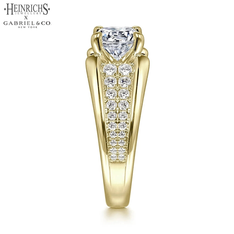 1.50ctr-3.00ctr Round Cut Lab Grown Diamond Ring