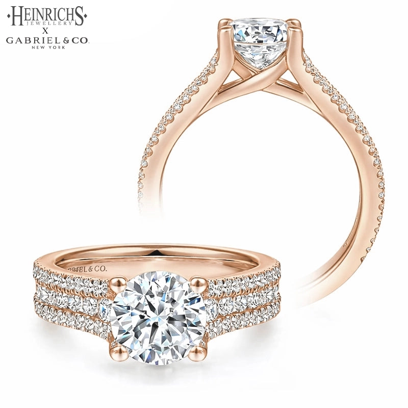1.50ctr-3.00ctr Round Cut Lab Grown Diamond Ring Tailor Made
