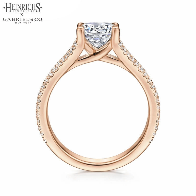 1.50ctr-3.00ctr Round Cut Lab Grown Diamond Ring Tailor Made
