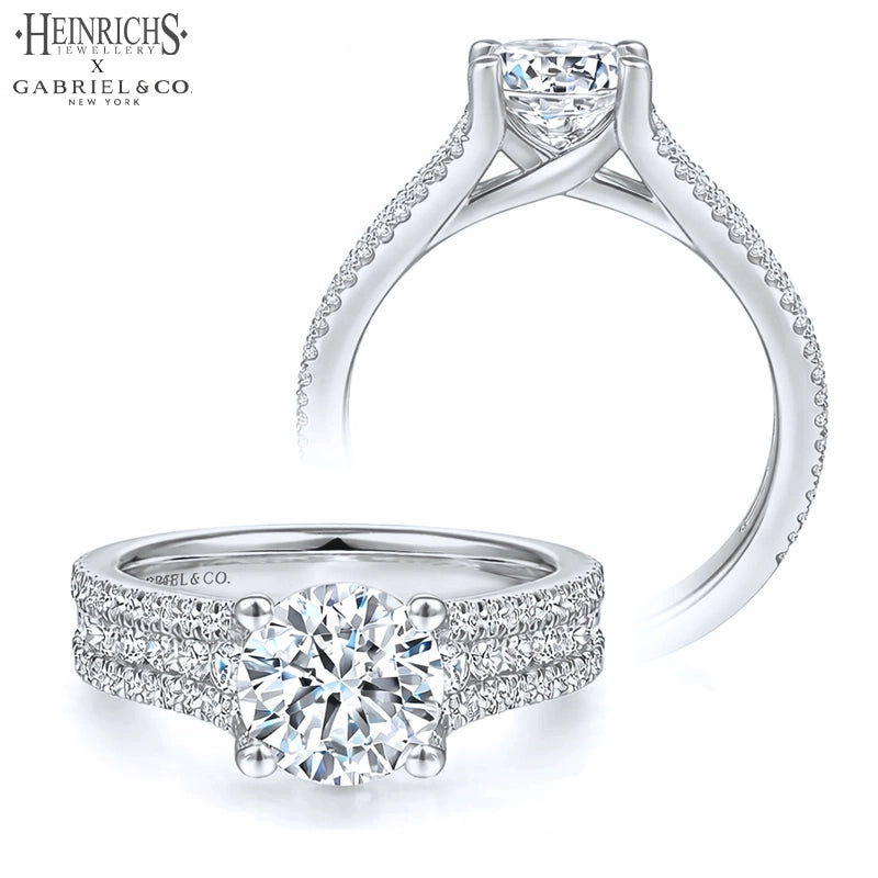 1.50ctr-3.00ctr Round Cut Lab Grown Diamond Ring Tailor Made