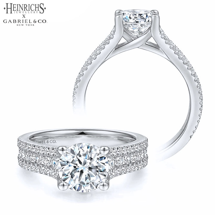 1.50ctr-3.00ctr Round Cut Lab Grown Diamond Ring Tailor Made