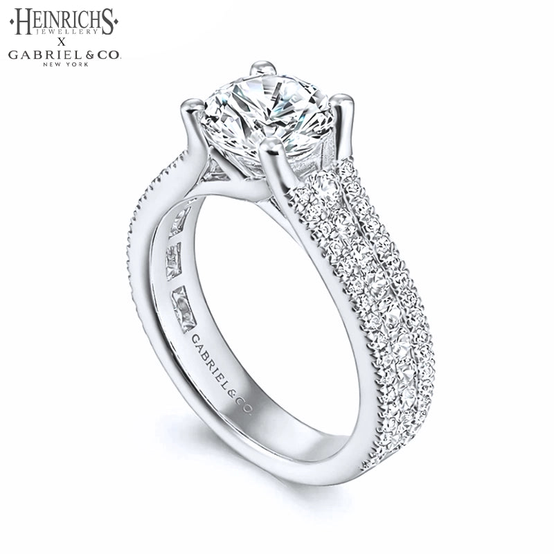 1.50ctr-3.00ctr Round Cut Lab Grown Diamond Ring Tailor Made