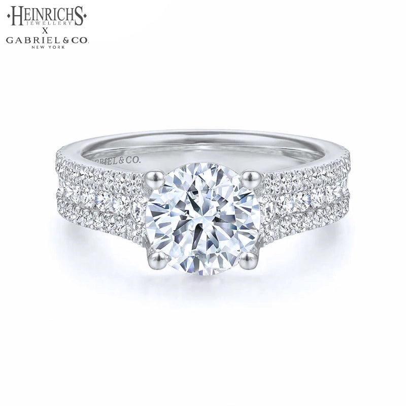 1.50ctr-3.00ctr Round Cut Lab Grown Diamond Ring Tailor Made
