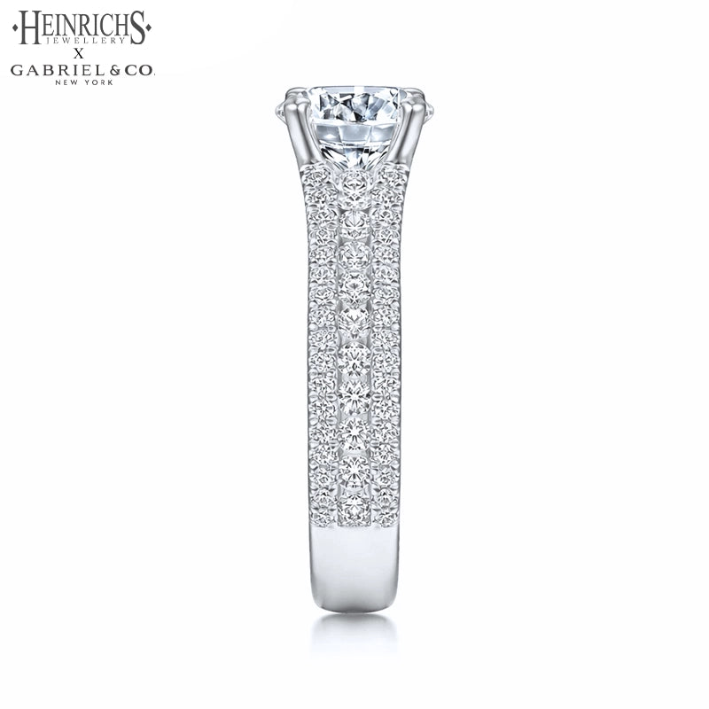 1.50ctr-3.00ctr Round Cut Lab Grown Diamond Ring Tailor Made