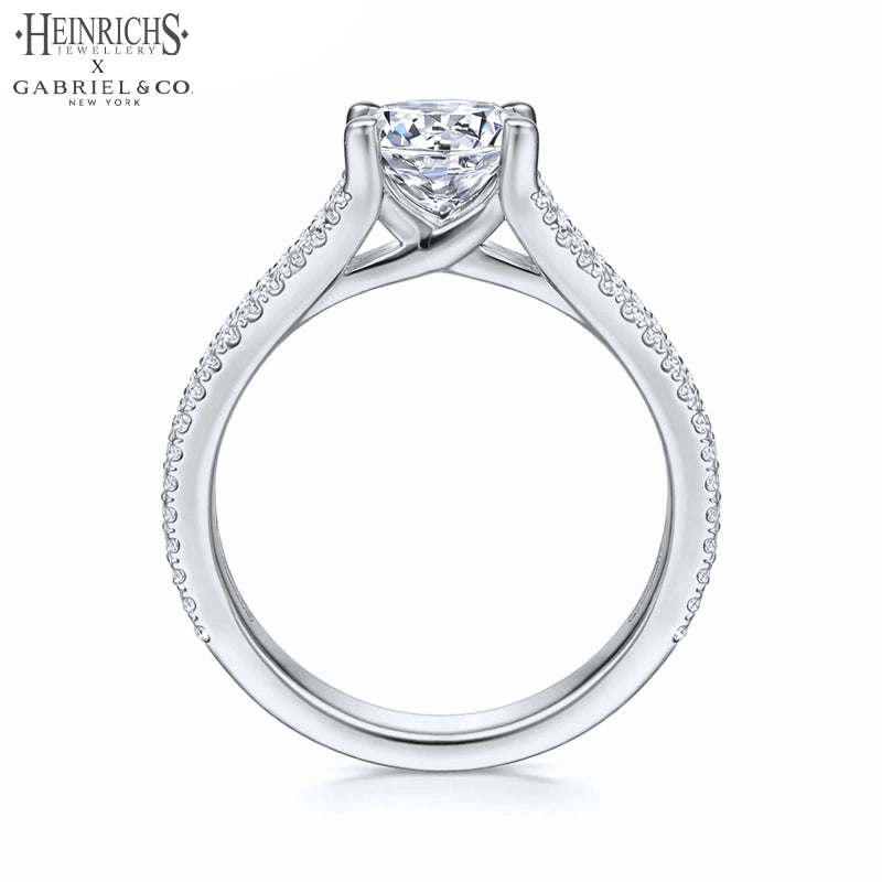 1.50ctr-3.00ctr Round Cut Lab Grown Diamond Ring Tailor Made