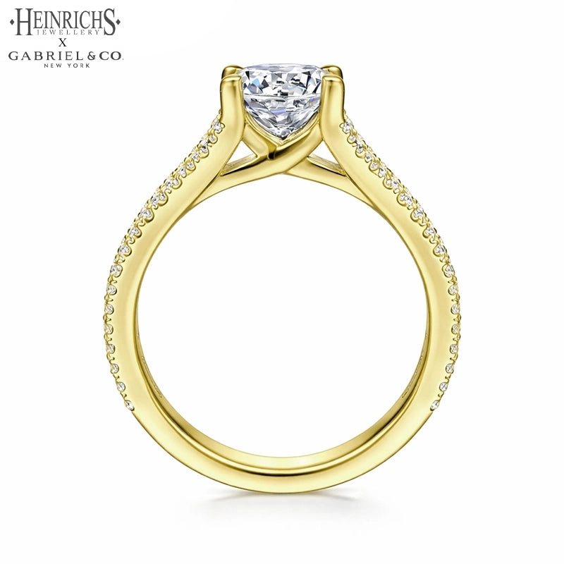1.50ctr-3.00ctr Round Cut Lab Grown Diamond Ring Tailor Made