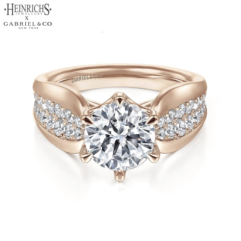 1.50ctr-3.00ctr Round Cut Lab Grown Diamond Ring
