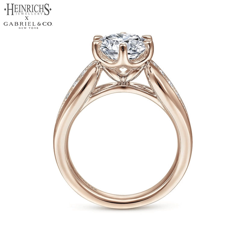 1.50ctr-3.00ctr Round Cut Lab Grown Diamond Ring