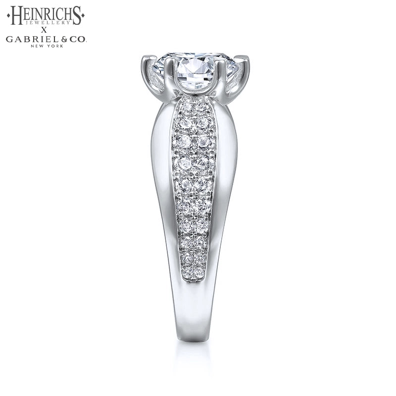 1.50ctr-3.00ctr Round Cut Lab Grown Diamond Ring