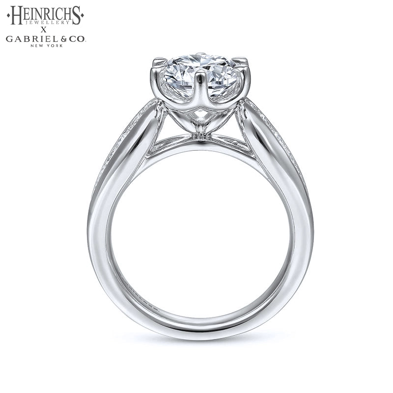 1.50ctr-3.00ctr Round Cut Lab Grown Diamond Ring