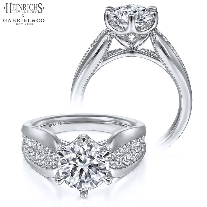 1.50ctr-3.00ctr Round Cut Lab Grown Diamond Ring Tailor Made