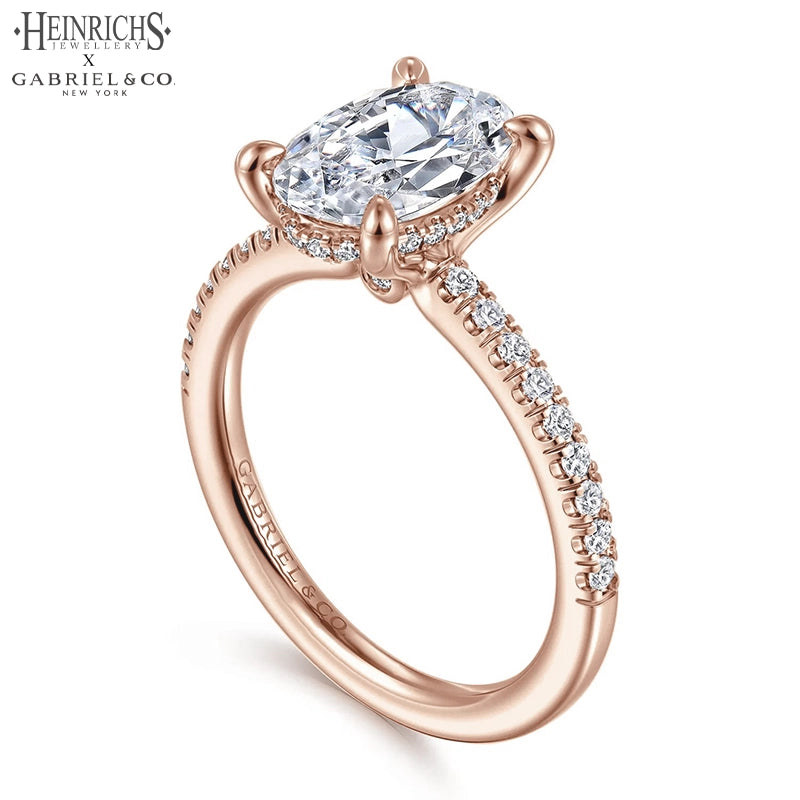 1.50ctr-3.00ctr Oval Cut Lab Grown Diamond Ring