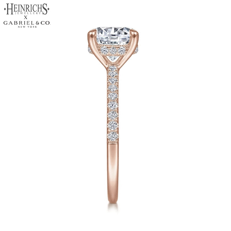 1.50ctr-3.00ctr Round Cut Lab Grown Diamond Ring