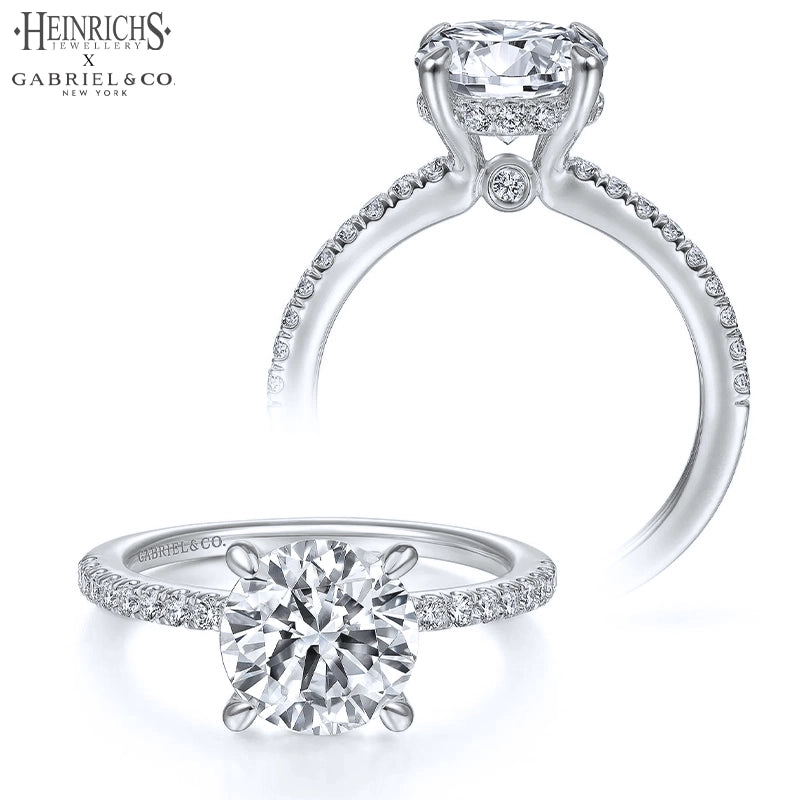 1.50ctr-3.00ctr Round Cut Lab Grown Diamond Ring