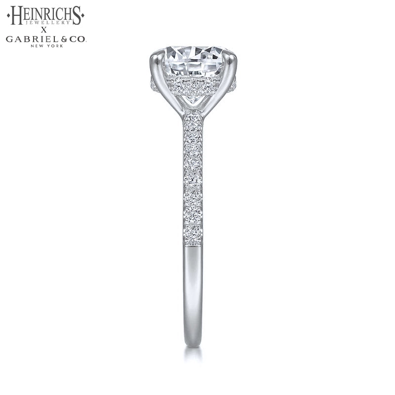 1.50ctr-3.00ctr Round Cut Lab Grown Diamond Ring