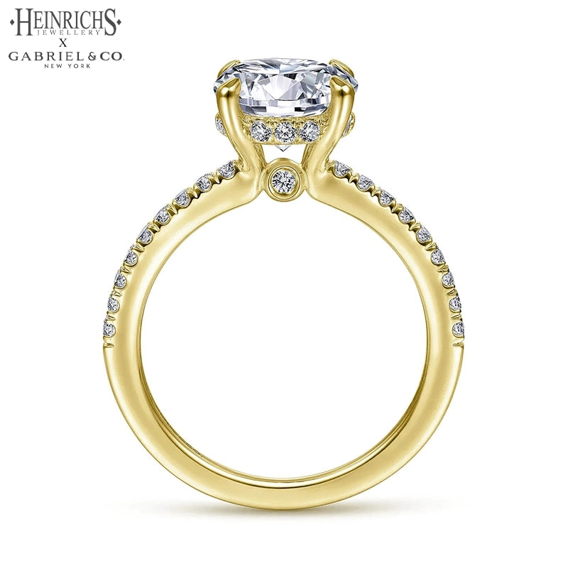 1.50ctr-3.00ctr Round Cut Lab Grown Diamond Ring