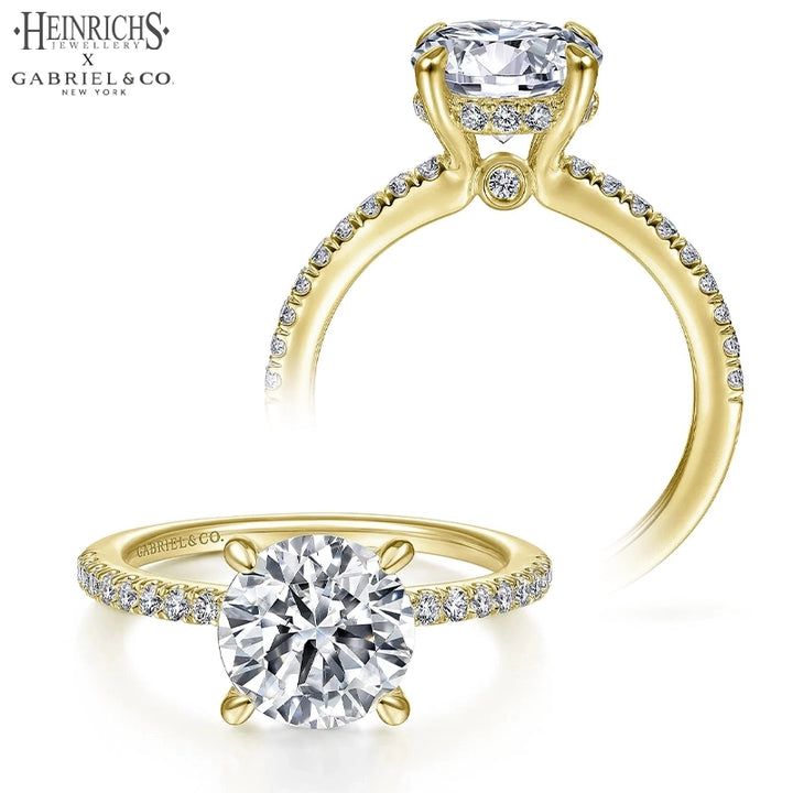 1.50ctr-3.00ctr Round Cut Lab Grown Diamond Ring Tailor Made