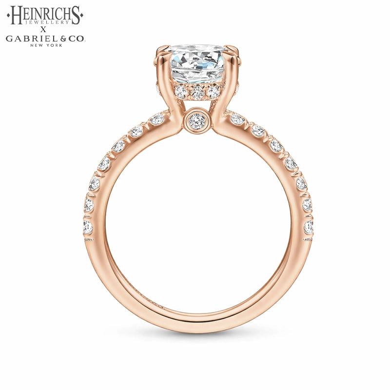 1.50ctr-3.00ctr Round Cut Lab Grown Diamond Ring
