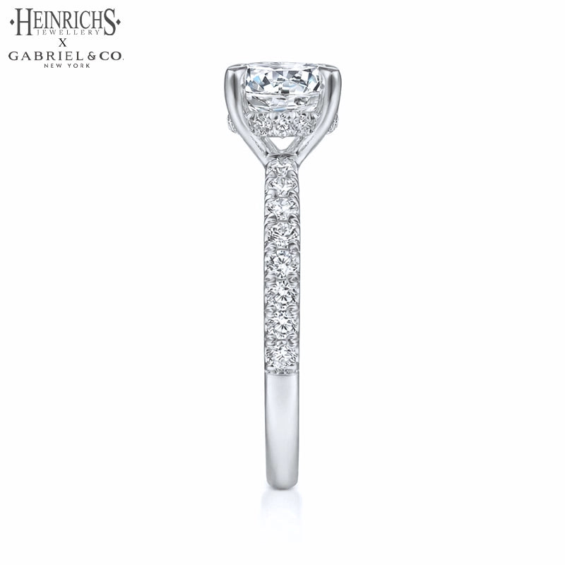 2.66ctw Round Cut Lab Grown Diamond Ring